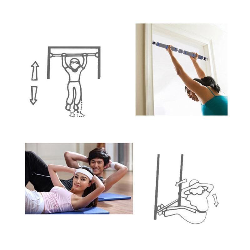 People modeling Redge Fit Pull-Up Bar Available at https://www.getredge.com/products/redge-adjustable-pull-up-bar
